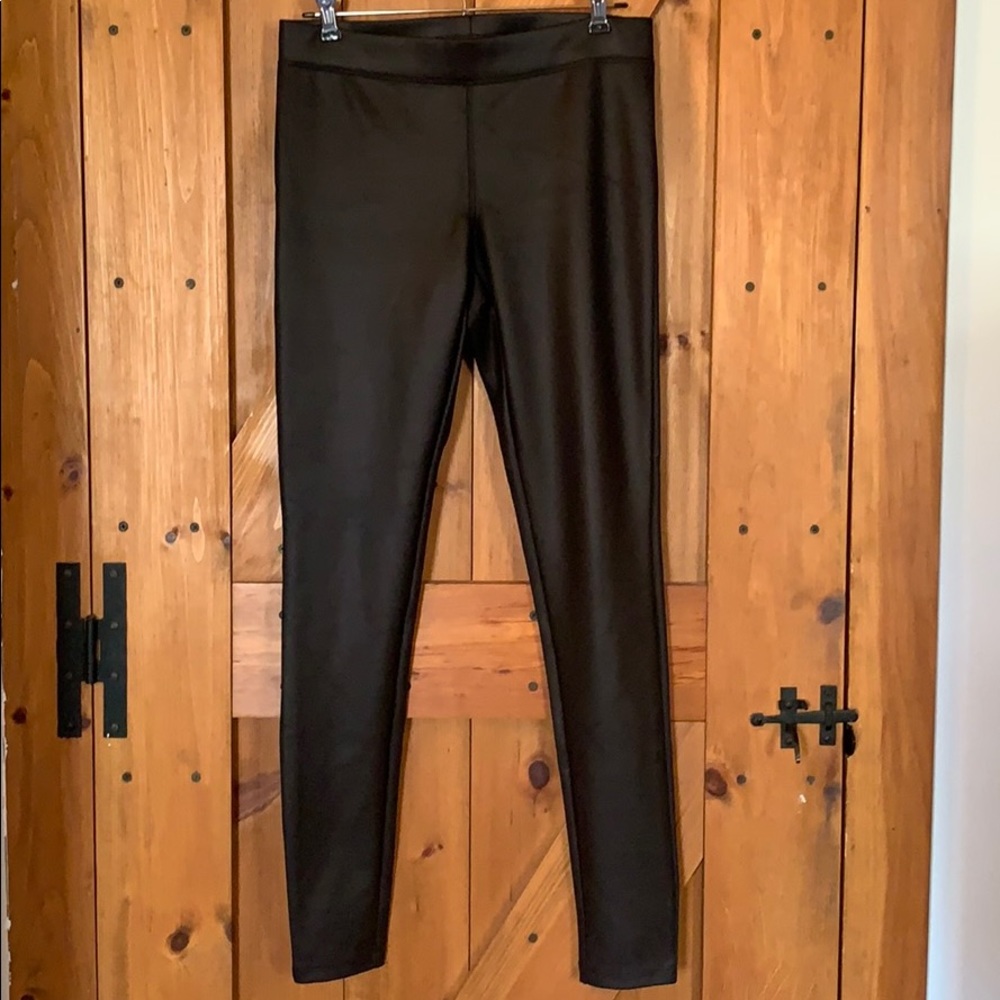 Express pleather leggings size small